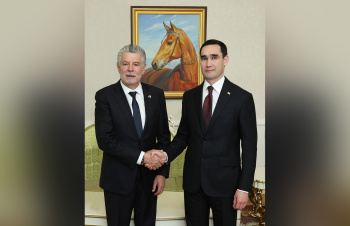 Türkmenistanyň Prezidenti Monako Knýazlygynyň Şazadasynyň geňeşçisini kabul etdi