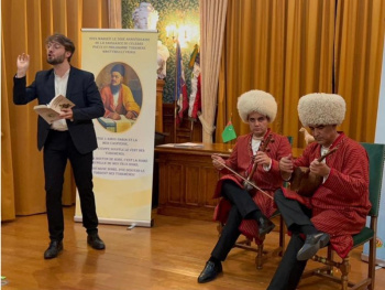 Cultural event in Maisons-Laffitte, France: 300th anniversary of the birth of Magtymguly Pyragy