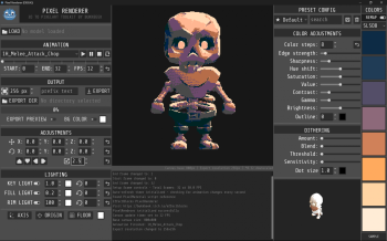 Godot Pixel Renderer: a new tool for creating Pixel Art from 3D models