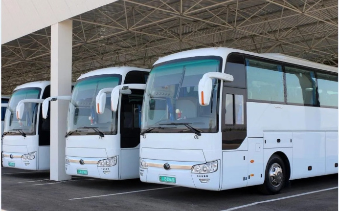  Commencing May 15th, regularly scheduled bus services will operate between Ashgabat and the Avaza National Tourist Zone