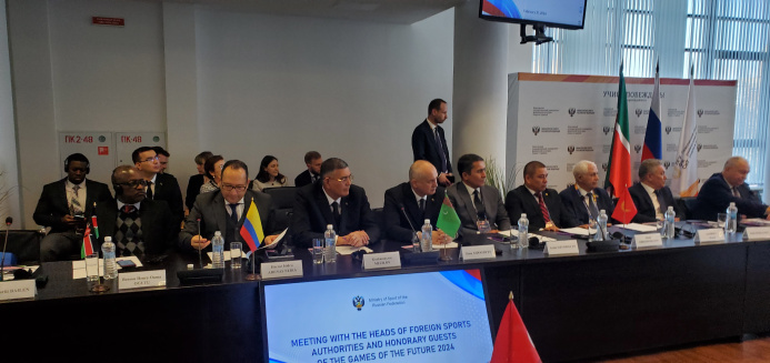  The Turkmen delegation is represented at the “Games of the Future” in Kazan