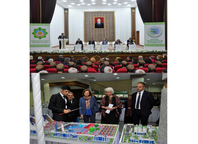  Döwlet energetika institutynda "GIZ"-iň sebitleýin maksatnamanyň çäklerinde maslahat geçirildi