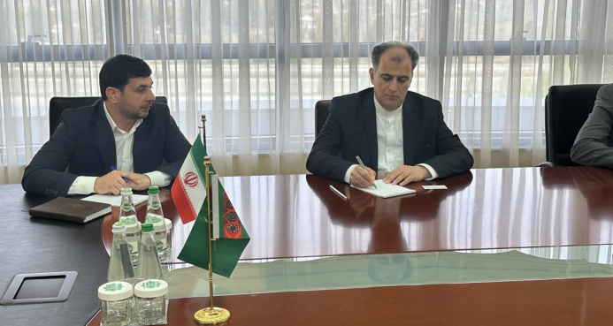  A meeting with the Ambassador of Iran was held at the Ministry of Foreign Affairs of Turkmenistan