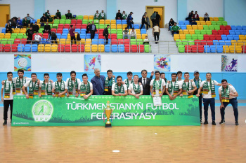 The futsal team of the Turkmenbashi international seaport "Denizchi" became the winner of the country's Premier League