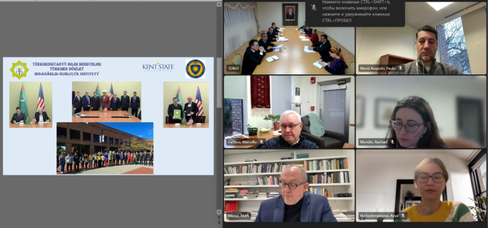  Turkmen State Architecture and Construction Institute and Kent State University of the USA discussed cooperation