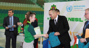 The girls' Handball Championship of Turkmenistan has ended