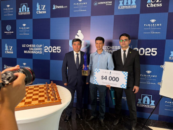Rising Star of Turkmen Chess Saparmurat Atabayev Took 1st Place at UzChess Cup