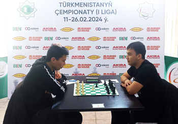 A conscript soldier won the first league of the Turkmenistan Chess Championship