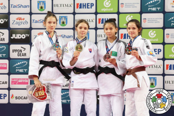 The Turkmen judoka became the bronze medalist of the junior World Championship in Croatia