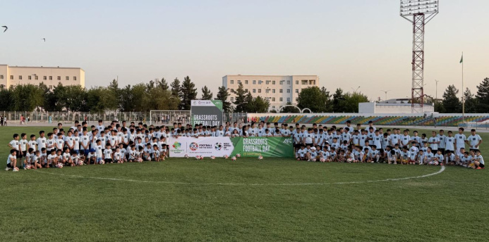  AFC Grassroots Football Day 2025 festiwaly Türkmenistanyñ ýaş futbolçylaryny birleşdirdi