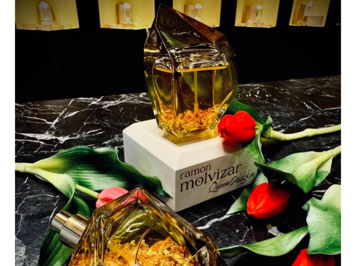  Ramon Molvizar gold perfume brand presented for the first time in Turkmenistan