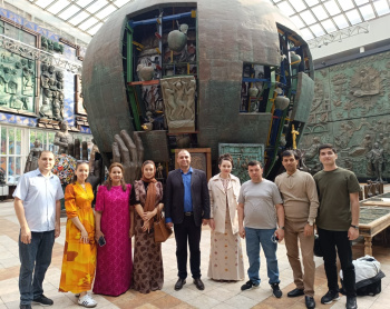 A delegation of Turkmen musicians arrived in Moscow to take part in a landmark concert