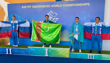 Turkmen athletes win two medals at the ITF World Taekwondo Championship in Astana