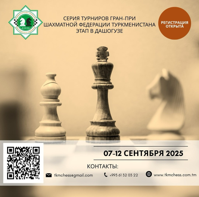  A key stage of the Chess Grand Prix will take place in Dashoguz