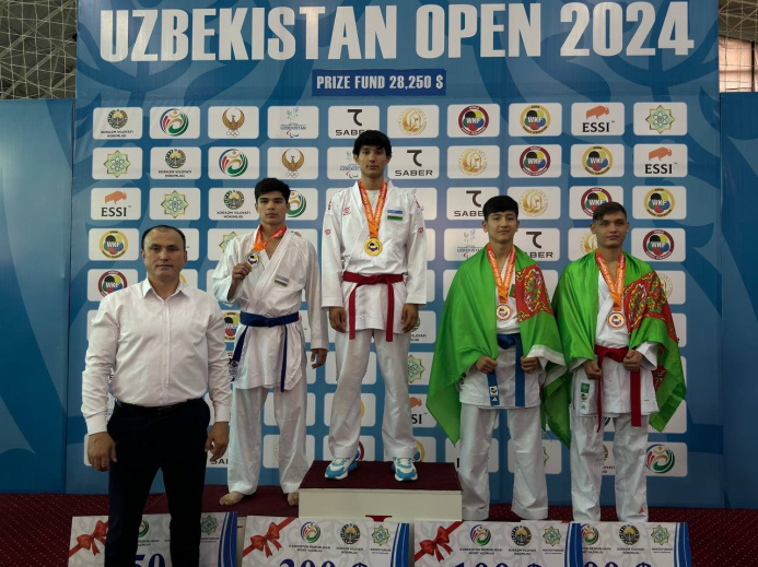  Turkmen athletes won 23 awards at the 1st international WKF Karate tournament in Urgench
