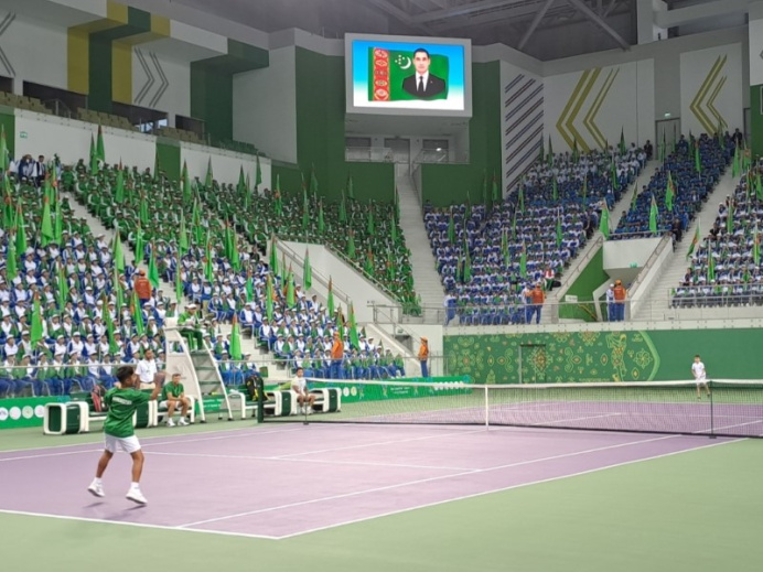  The national team of Turkmenistan started the Central Asian Tennis Championship (U-12) with victories