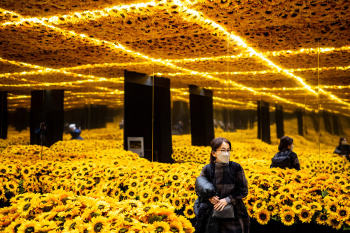 Photo fact: immersive exhibition "Van Gogh Alive" in Tokyo