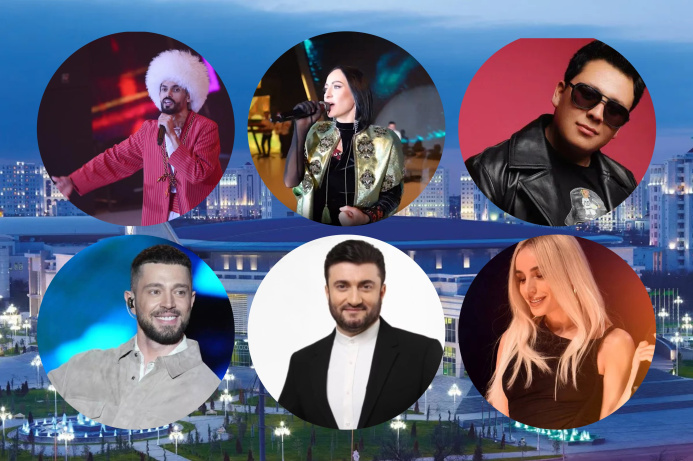  Concerts of international stars in Ashgabat: performance program
