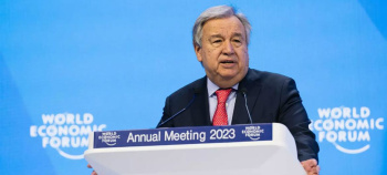 The UN Secretary General urged not to ignore the climate crisis at the economic forum in Davos