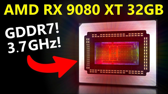  AMD RTX 5080-e çagyryş hökmünde 2025-nji ýylda Radeon RX 9080 XT (Ultra AI NPU) flagmany çykarmaga taýynlanýar
