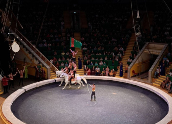 The best circus groups of Turkmenistan can be awarded the status of "National" circuses.