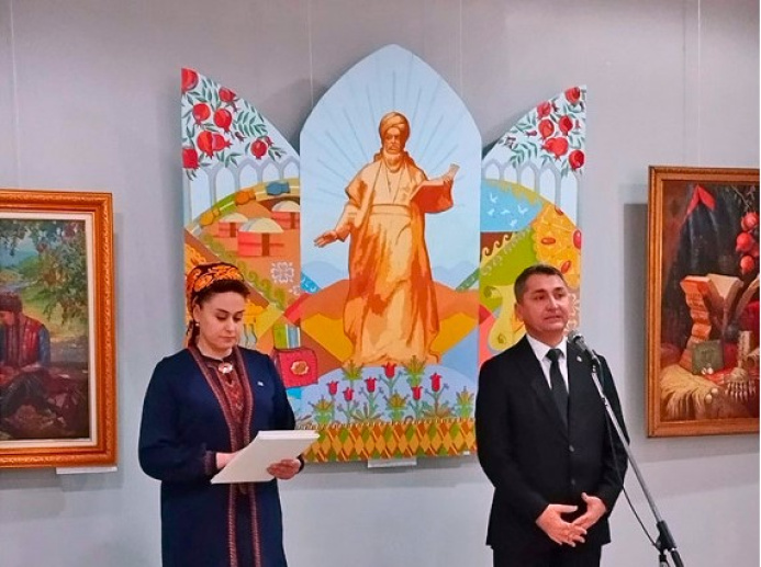  An art exhibition dedicated to Magtymguly opened in Ashgabat