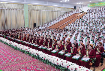 Graduation Ceremony Held at Turkmen Agricultural University