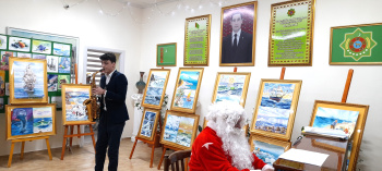Guitarists, pianists, marine painters - in the New Year's performance at the Byashim Nurali School