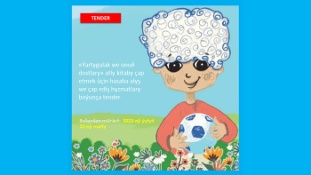 ÝUNISEF-iň Türkmenistandaky wekilhanasy çagalar üçin kitaby çap etmek hyzmatlary boýunça tender yglan edýär