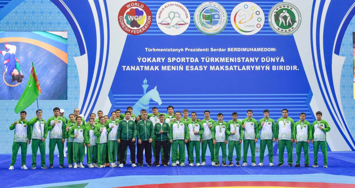  Aşgabatda sportuň milli we guşakly alyş göreşi boýunça halkara ýaryşy üstünlikli geçirildi