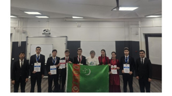 Students from Turkmenistan are prize winners of the International Mathematical Olympiad in St. Petersburg