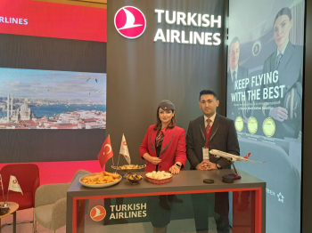 “Turkish Airlines” Aşgabatdaky “ITTC-2024” sergisinde amatly nyrhlary hödürledi