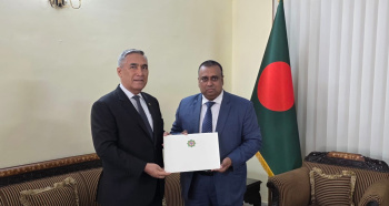 Bangladeşiň Prezidentine Awazada BMG-niň maslahatyna gatnaşmak üçin çakylyk haty gowşuryldy