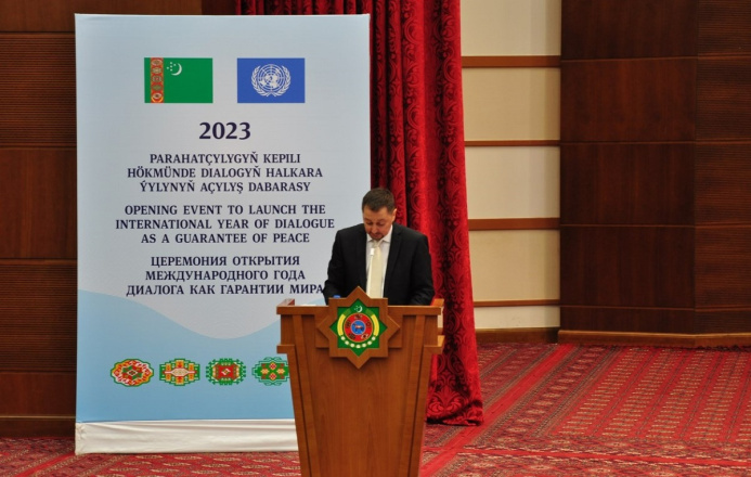  The official start of the International Year "Dialogue as a Guarantee of Peace" was given in Ashgabat