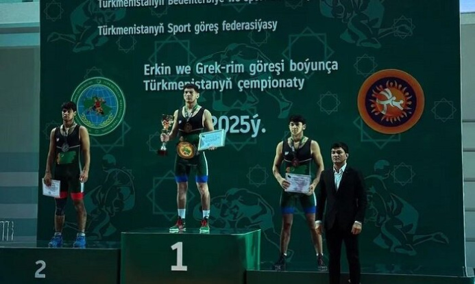  Türkmenistanda erkin göreş boýunça çempionat tamamlandy