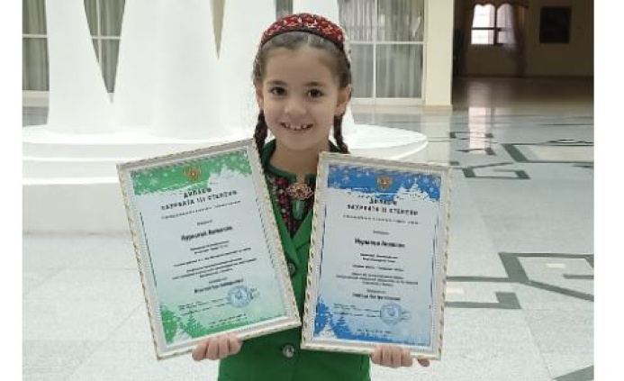 Talented pianist from Turkmenistan won an honorary title at the international competition "Winter's Tale"