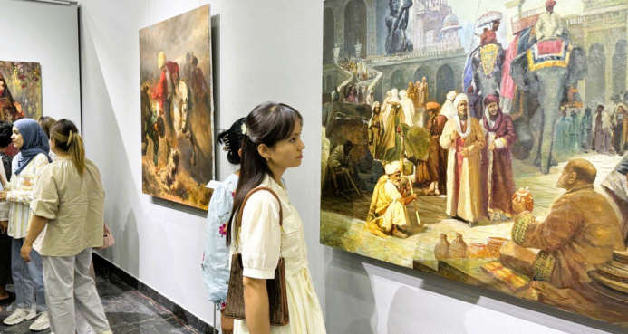  Tashkent hosts an exhibition of works by Turkmen artists