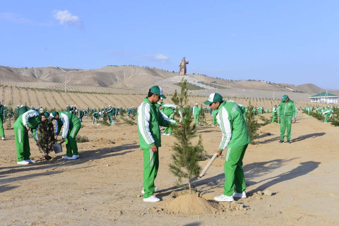  Landscaping campaign-2023 launched in Turkmenistan