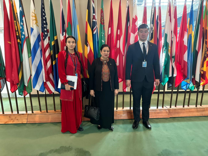  The Turkmen delegation participated in the ECOSOC Youth Forum