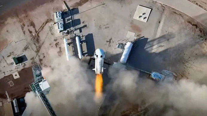  Blue Origin отправила шесть новых гражданских астронавтов в космос