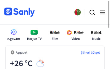 Poçta, täzelikler, kino we döwlet hyzmatlary: Sanly.tm mümkinçiliklerini açyñ