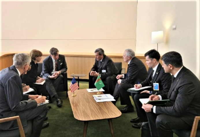  Foreign Minister of Turkmenistan Held Talks with US Deputy Secretary of State