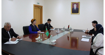 Daşary işler ministriniň orunbasarynyň Palestina Döwletiniň Ilçisi bilen duşuşygy