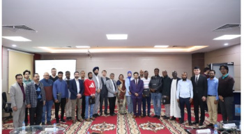 A teacher from Turkmenistan participated in an advanced training course in India