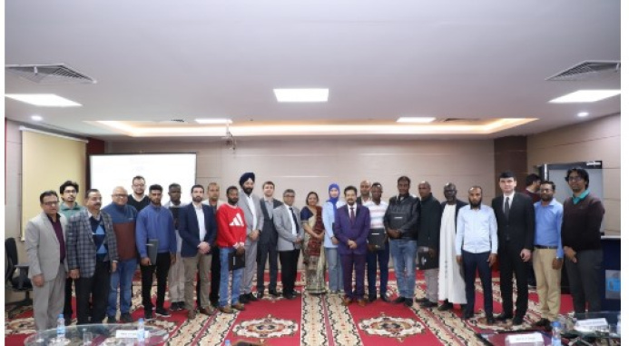  A teacher from Turkmenistan participated in an advanced training course in India