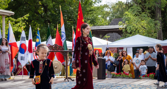  Lights of Asia lit up in Bucharest, where Turkmenistan also presented its culture